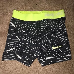 Nike Pro spandex shorts
